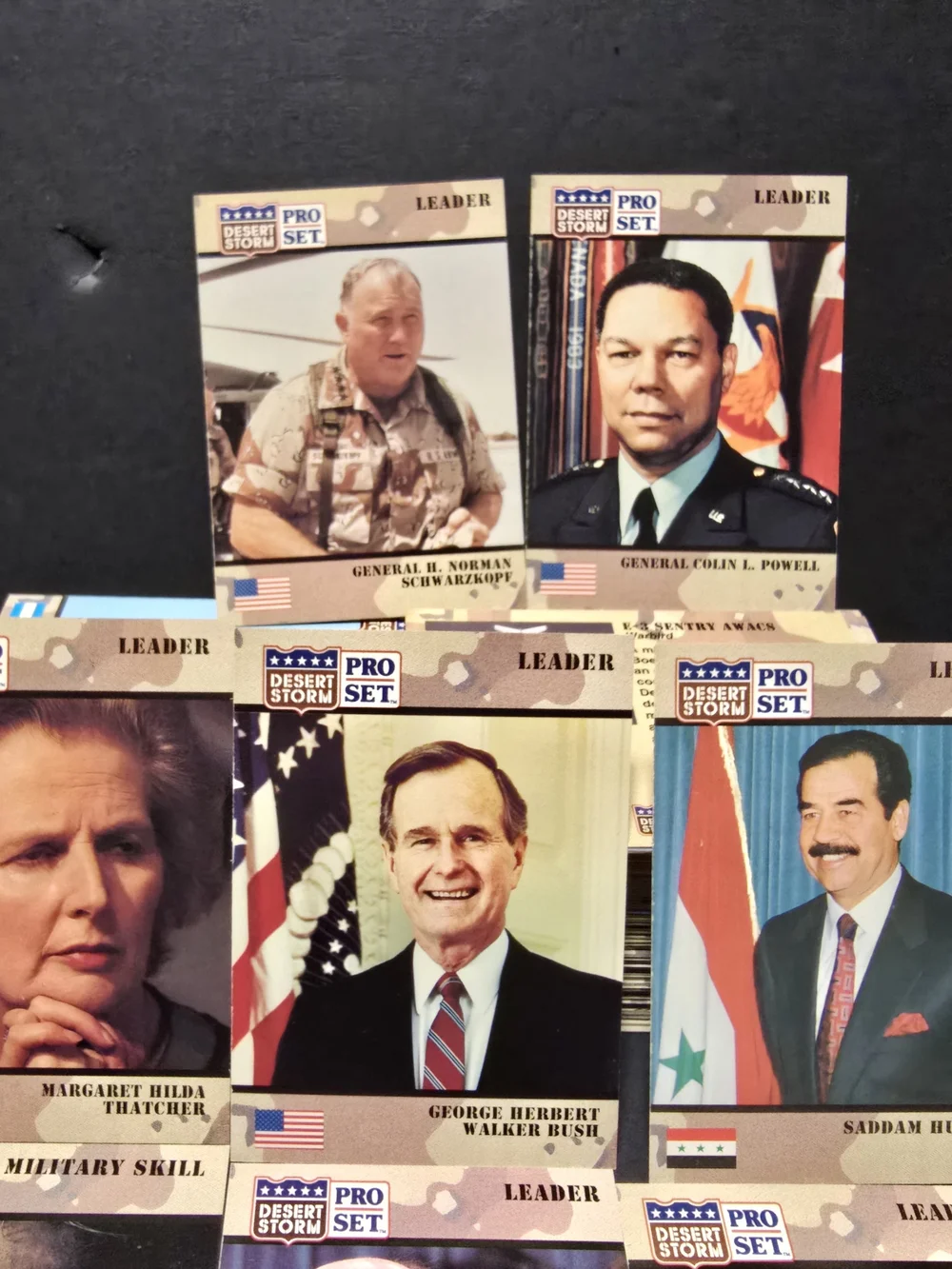 Vintage 1991 Pro Set Desert Storm Trading Cards Base Set 249 Missing #13